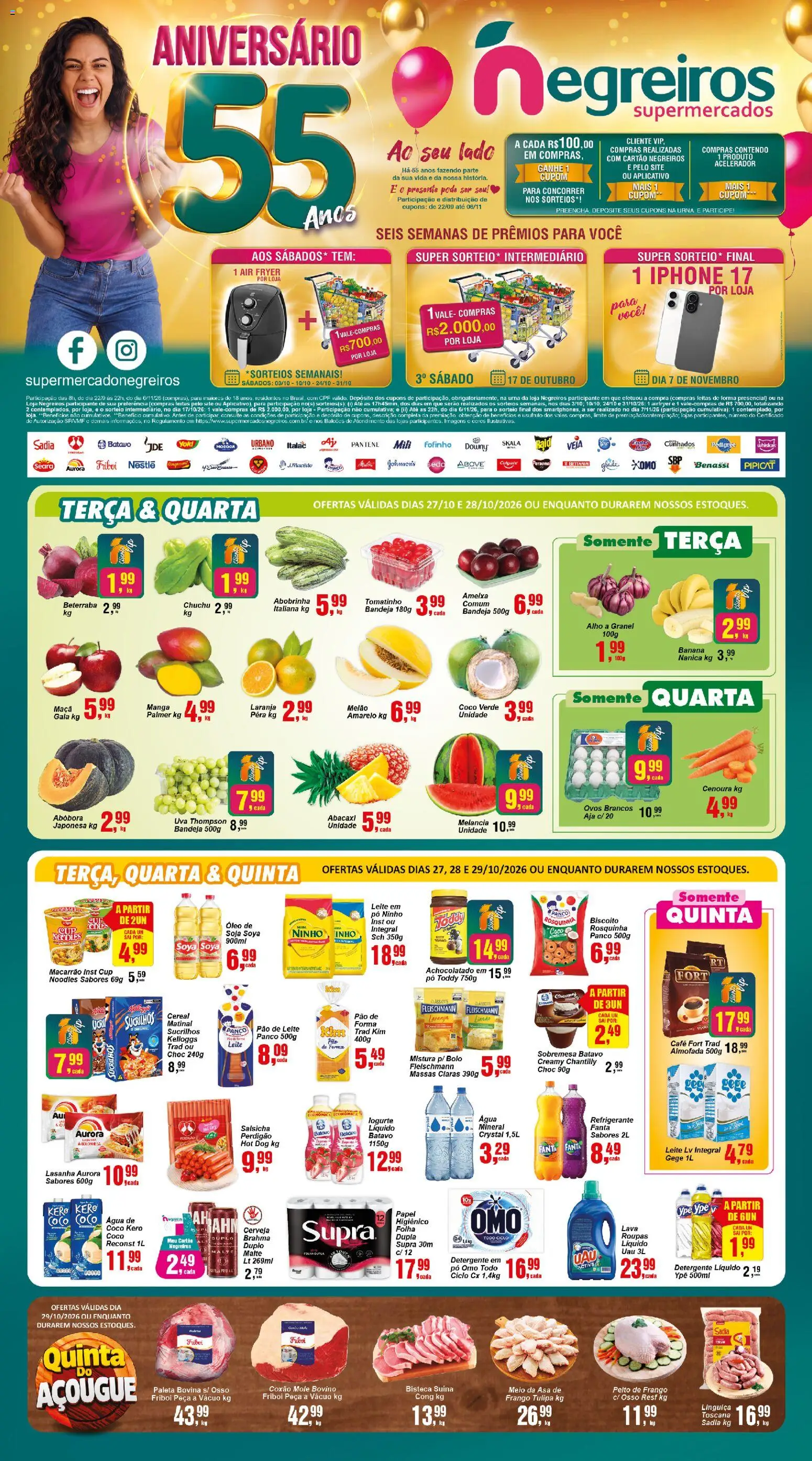 Negreiros - Ofertas da semana - página 1- válido a partir de 27/10/2026
