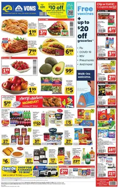 Preview Vons Weekly Ad valid from 09/30/2026