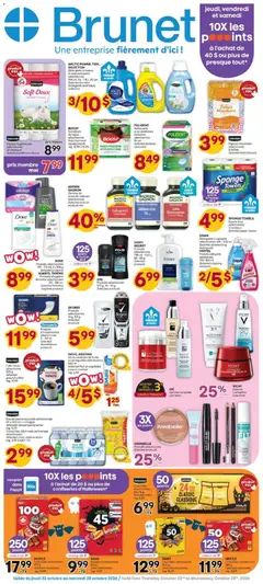 Preview Brunet weekly flyer / circulaire valid from Oct 22, 2026