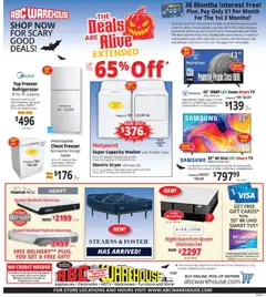 Preview ABC Warehouse Weekly Ad valid from 10/25/2026