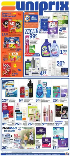 Preview Uniprix weekly flyer / circulaire valid from Oct 29, 2026