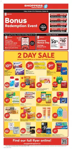 Preview Shoppers weekly flyer / circulaire valid from Oct 24, 2026