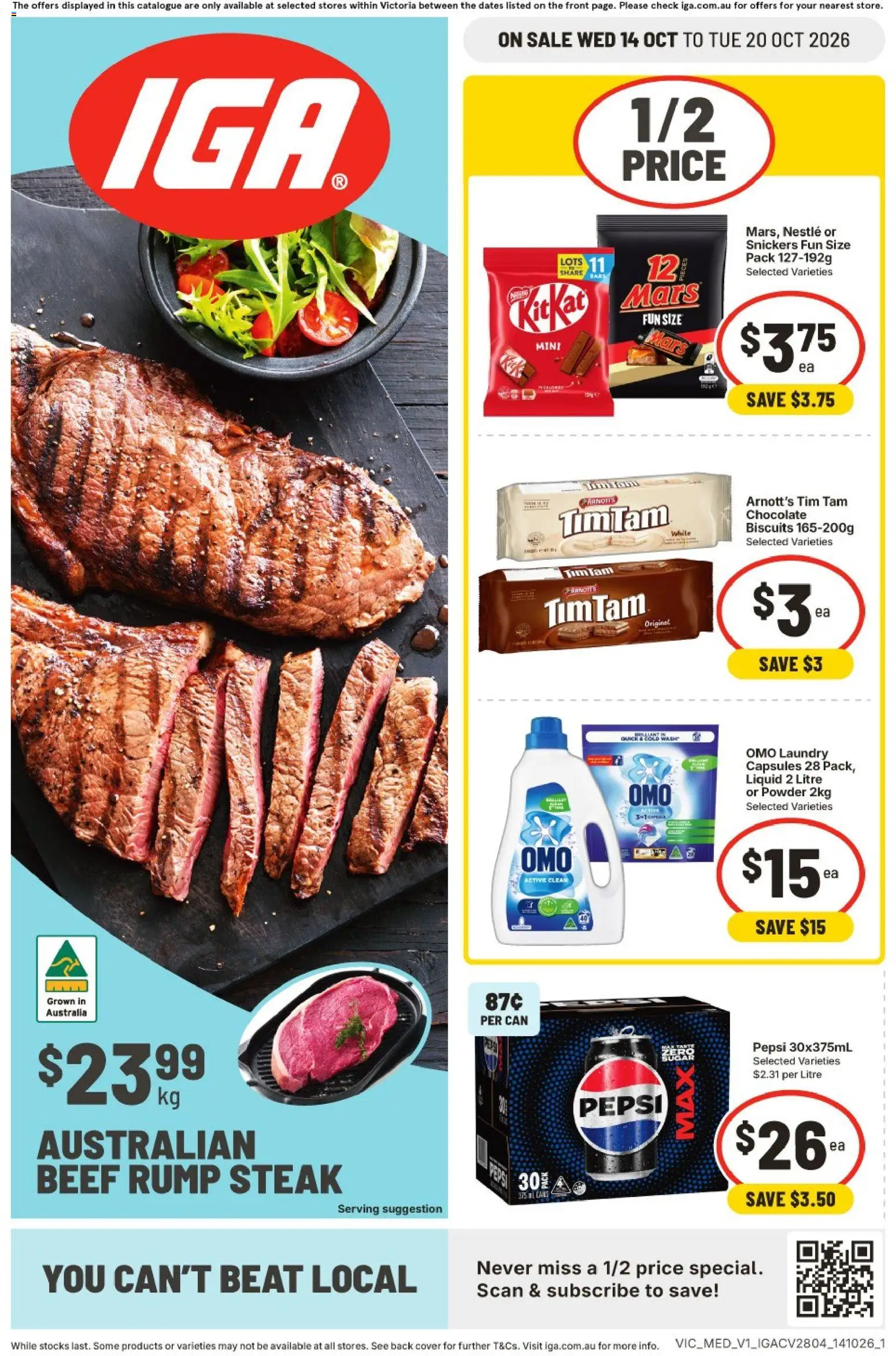 IGA catalogue - page 1- valid from 14/10/2026
