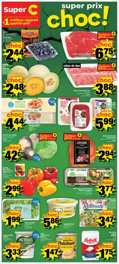 Preview Super C weekly flyer / circulaire valid from Oct 22, 2026