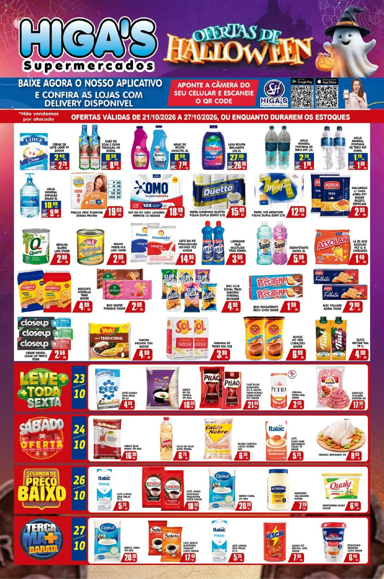 Higa's Supermercado - Ofertas da semana - página 1- válido a partir de 21/10/2026
