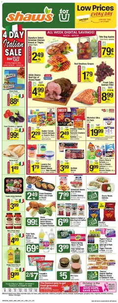 Preview Shaw's Weekly Ad valid from 10/09/2026