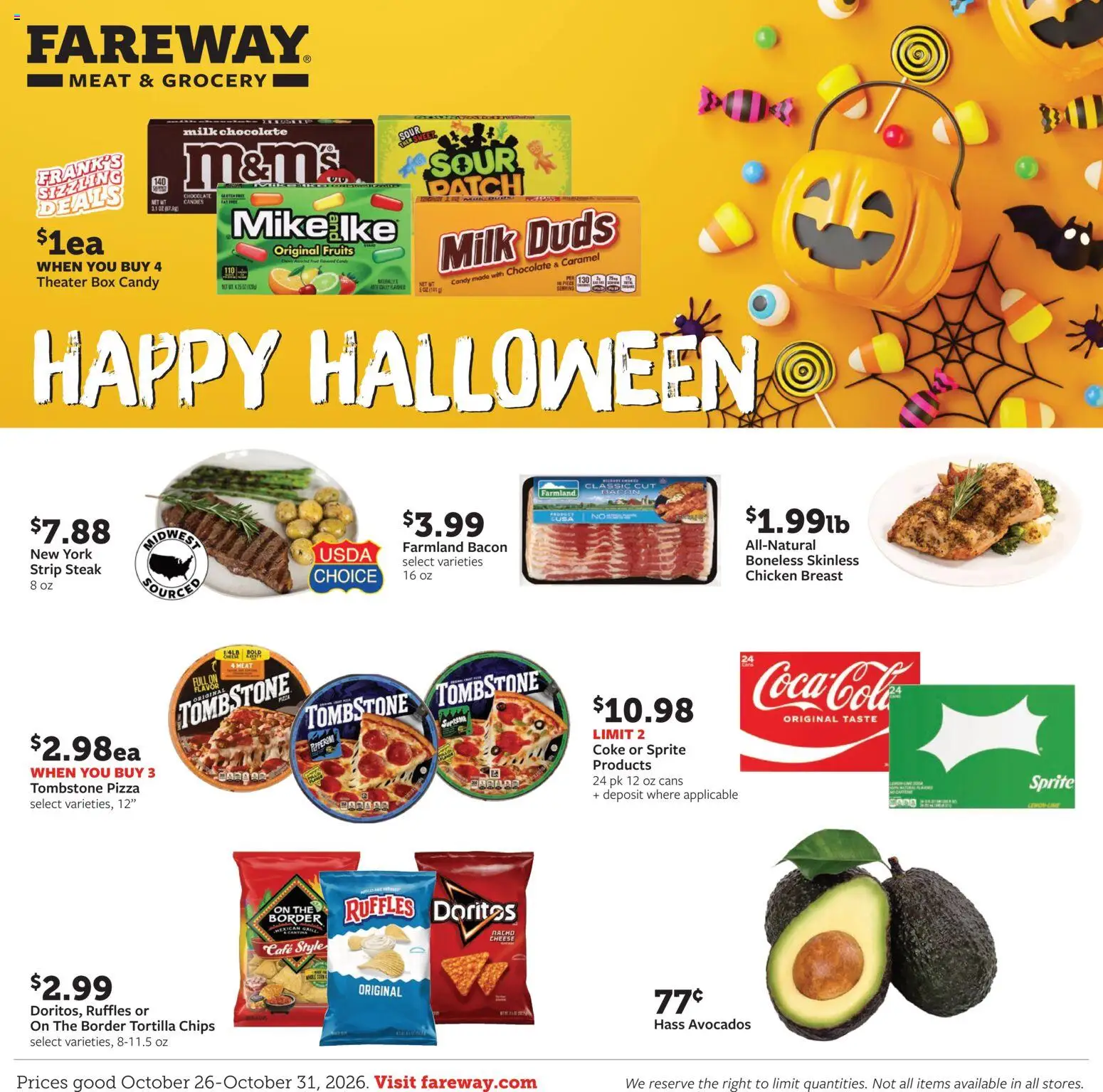 Fareway Weekly Ad from 10/26/2026 - Flyer, Sale