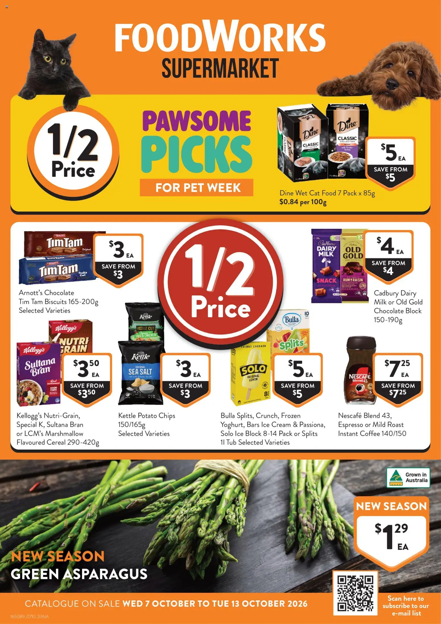 Foodworks catalogue - page 1- valid from 07/10/2026