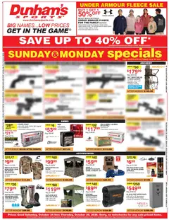 Preview Dunham's Sports Weekly Ad valid from 10/23/2026