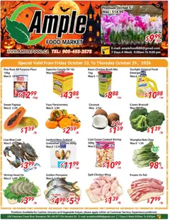 Preview Ample Food Market weekly flyer / circulaire valid from Oct 23, 2026