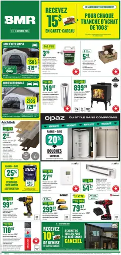 Preview BMR weekly flyer / circulaire valid from Oct 8, 2026