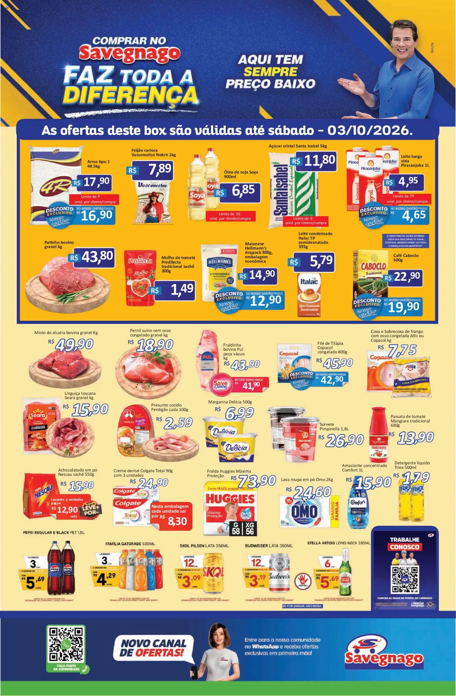 Savegnago - Ofertas da semana - página 1- válido a partir de 01/10/2026
