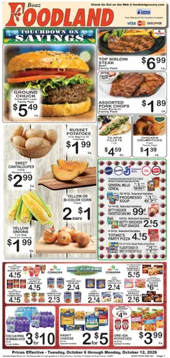 Preview Foodland Weekly Ad valid from 10/06/2026