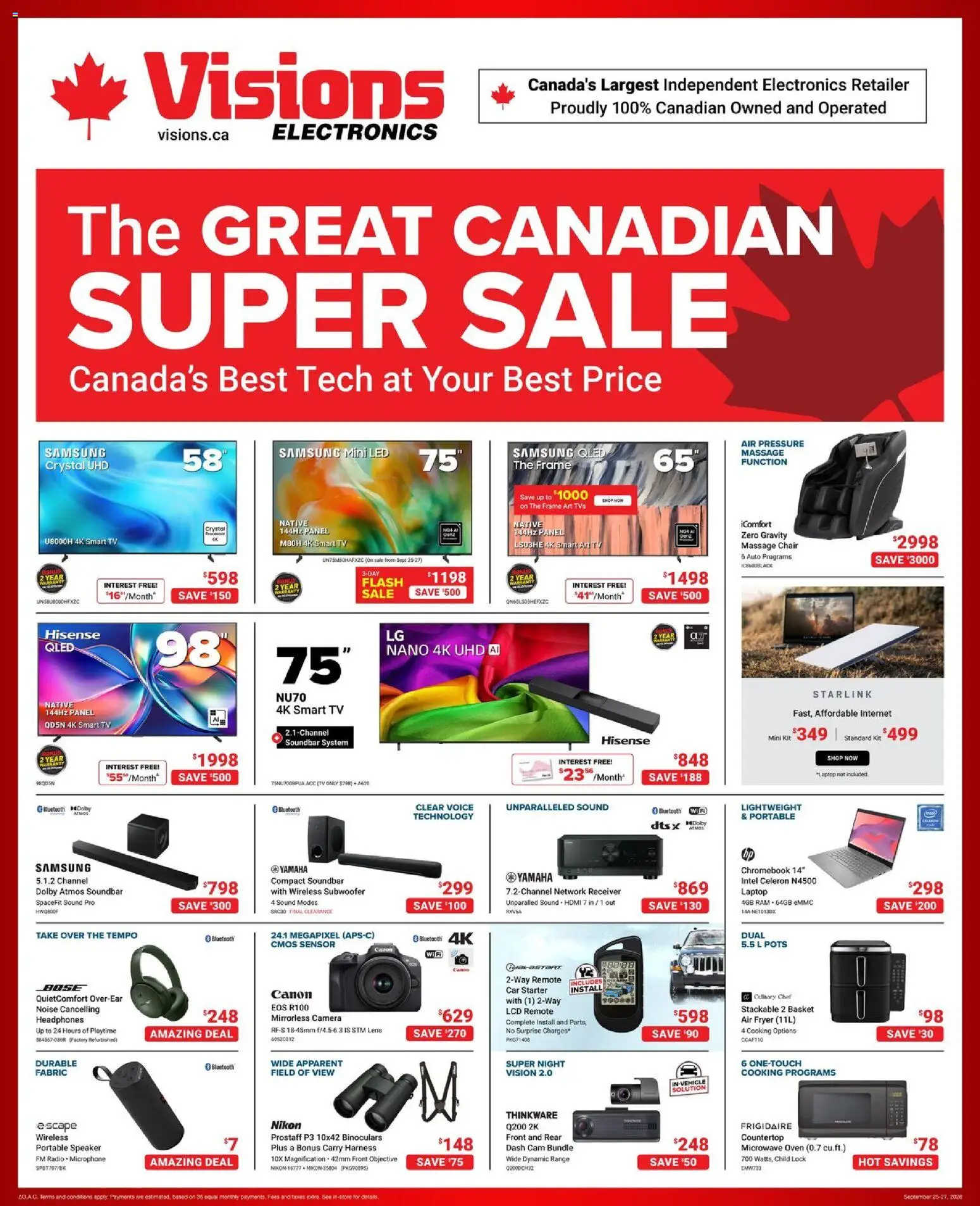 Visions weekly flyer / circulaire - page 1- valid from Sep 25, 2026
