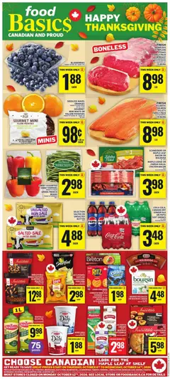 Preview Food Basics weekly flyer / circulaire valid from Oct 8, 2026