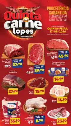 Pré-visualização Lopes Supermercados - Ofertas da semana válida a partir de 17/09/2026