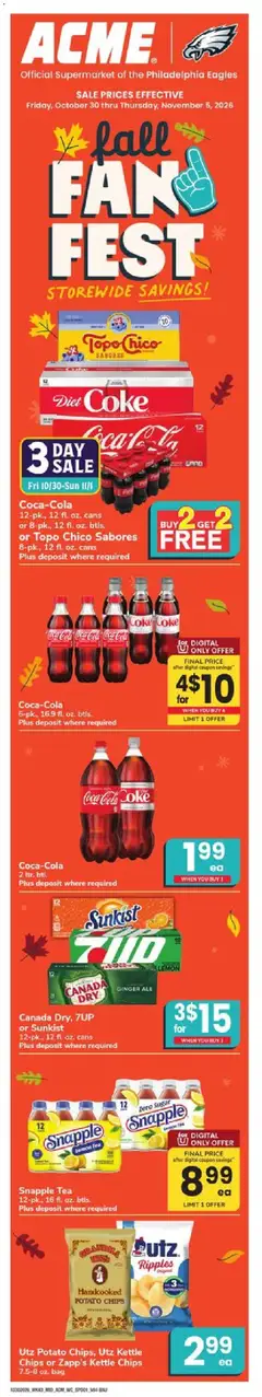Preview Acme Weekly Ad valid from 10/30/2026