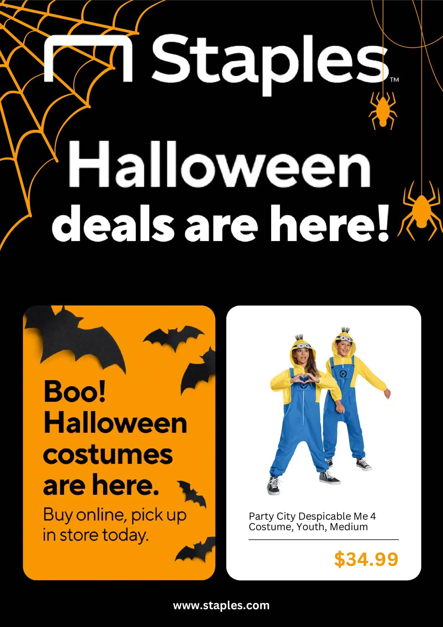 Staples Weekly Ad - page 1- valid from 09/27/2026