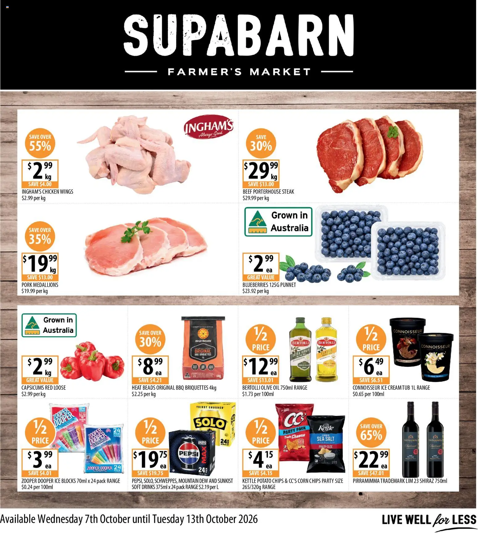 Supabarn catalogue - page 1- valid from 07/10/2026