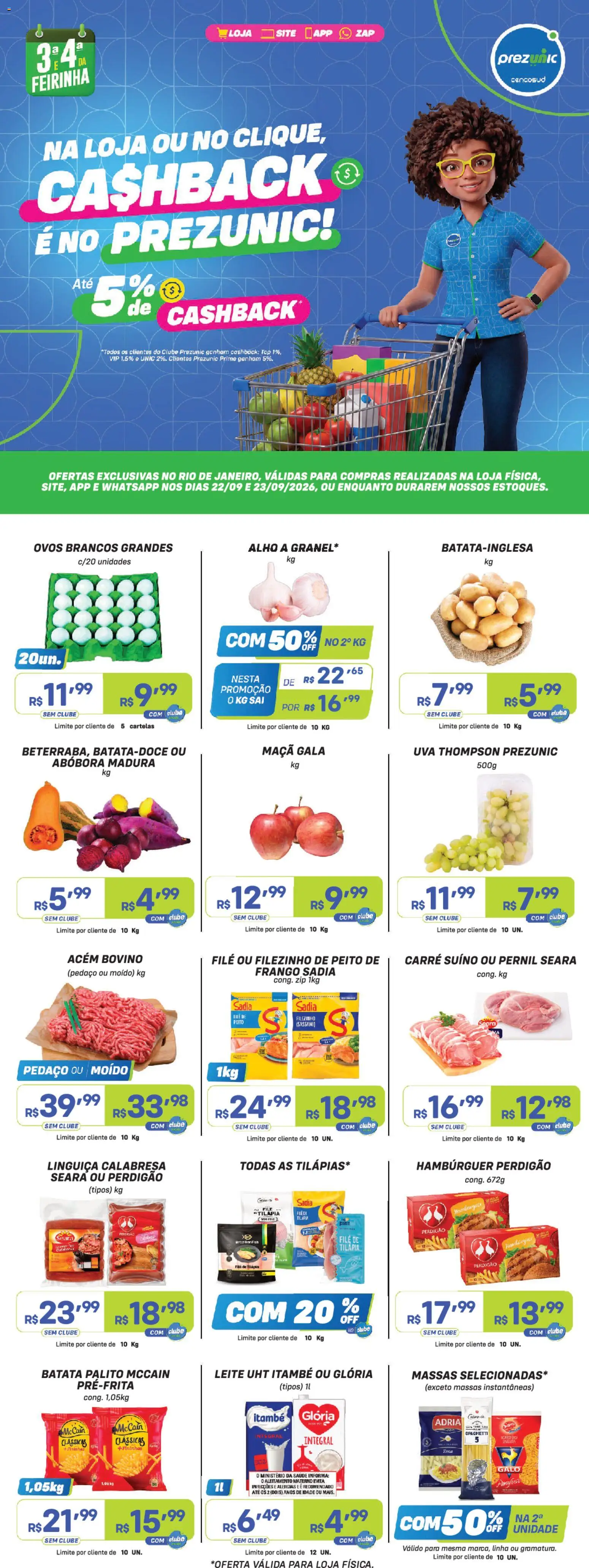 Prezunic ofertas - página 1- válido a partir de 22/09/2026
