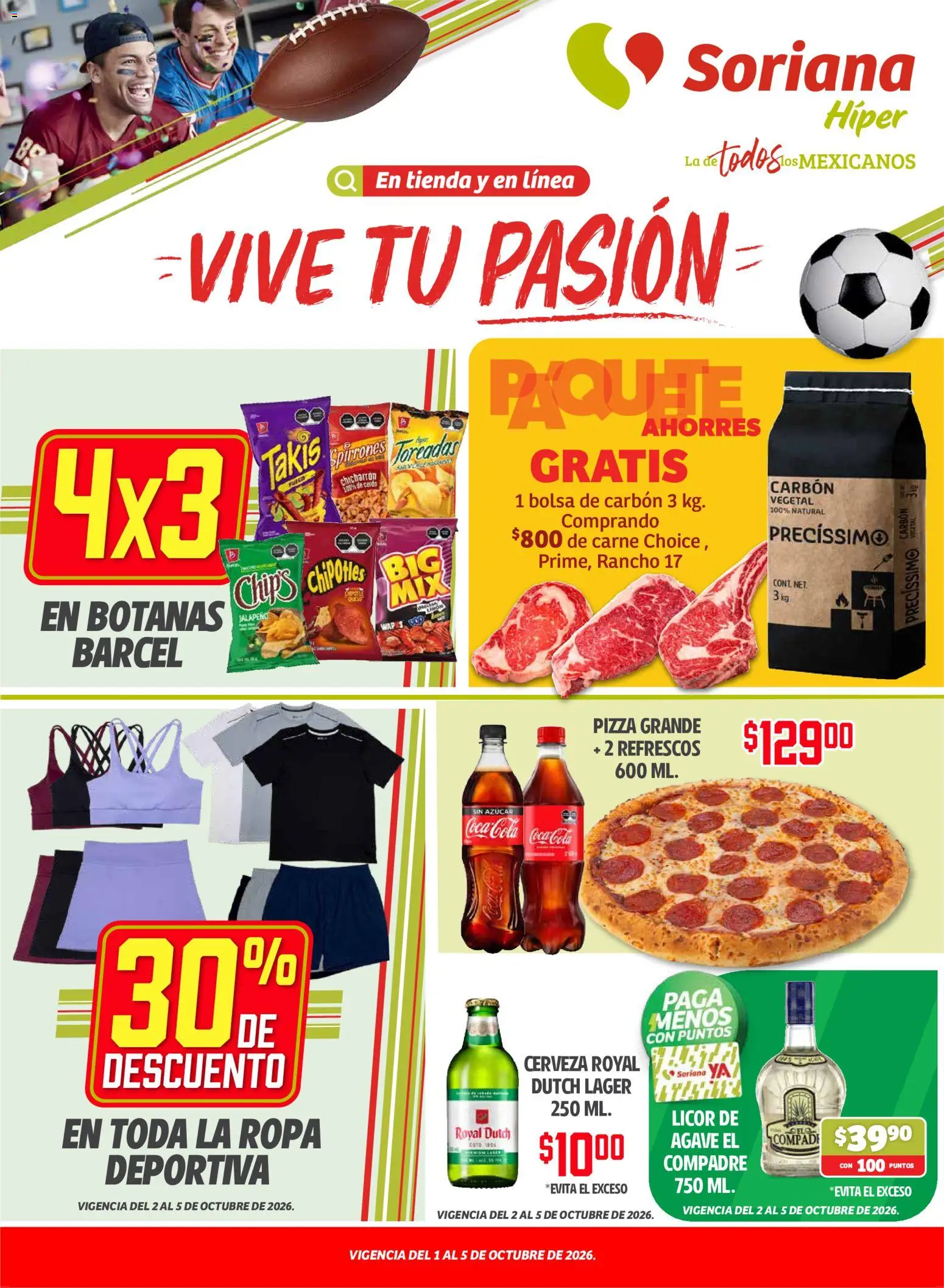 Soriana folleto - página 1- válido desde 01/10/2026