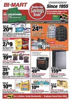 Preview Bi-Mart Weekly Ad valid from 09/29/2026