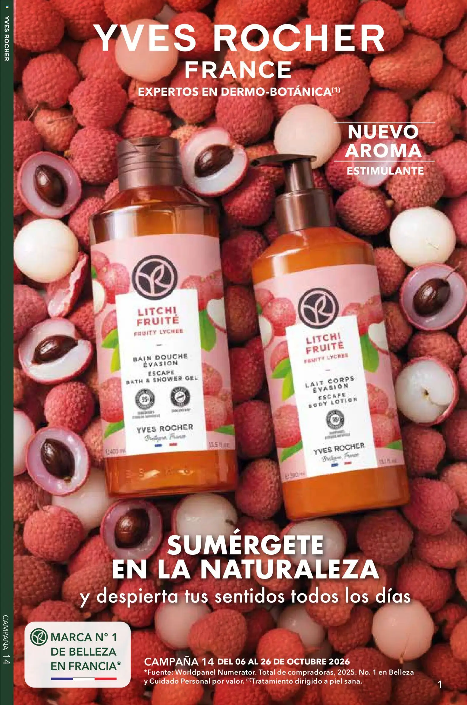Yves Rocher campaña 14 2026 - página 1- válido desde 06/10/2026