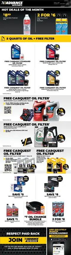 Preview Advance Auto Parts Weekly Ad valid from 10/11/2026