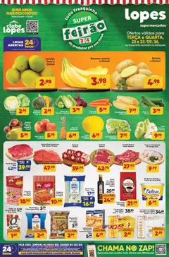 Pré-visualização Lopes Supermercados - Ofertas da semana válida a partir de 22/09/2026