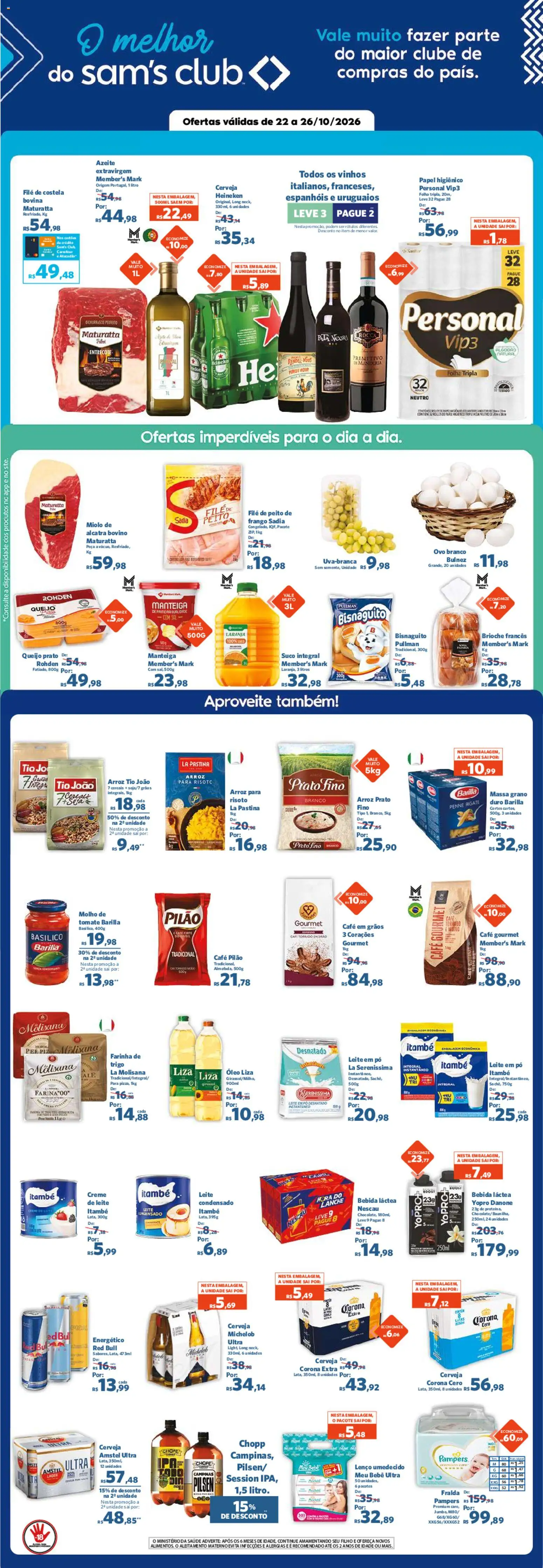 Sam's Club - Ofertas da semana - página 1- válido a partir de 22/10/2026
