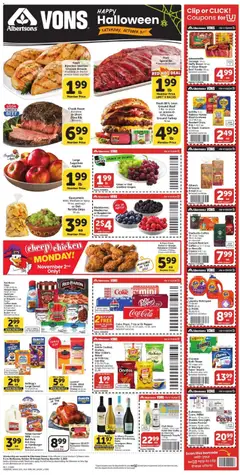Preview Vons Weekly Ad valid from 10/28/2026