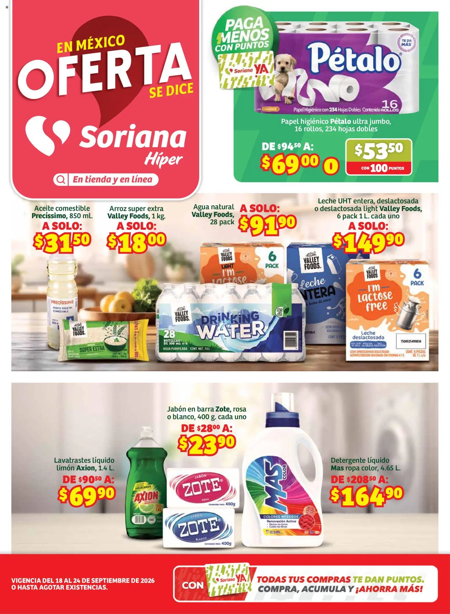 Soriana folleto - página 1- válido desde 18/09/2026