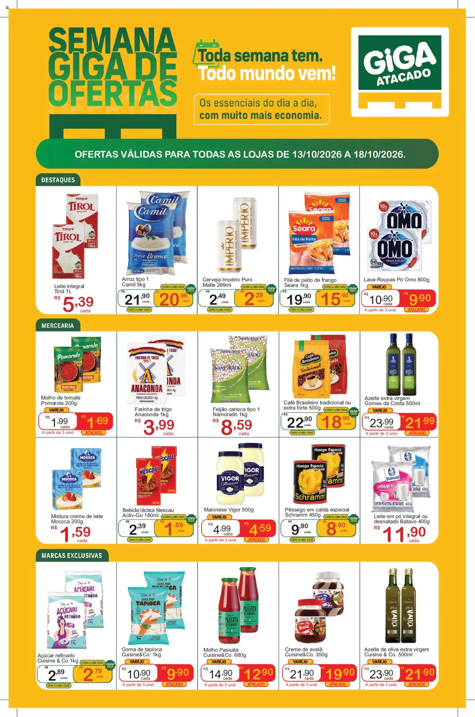 GIGA Atacado - Ofertas da semana - página 1- válido a partir de 13/10/2026
