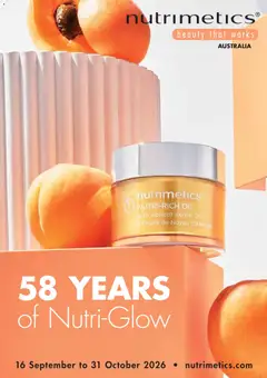 Nutrimetics catalogue preview - valid from 16/09/2026
