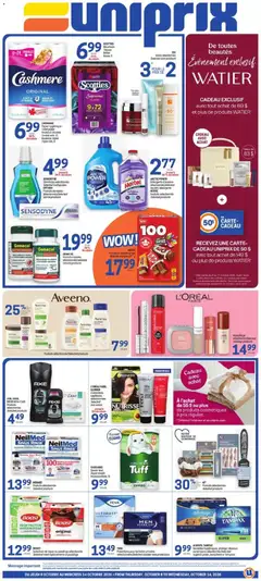 Preview Uniprix weekly flyer / circulaire valid from Oct 8, 2026