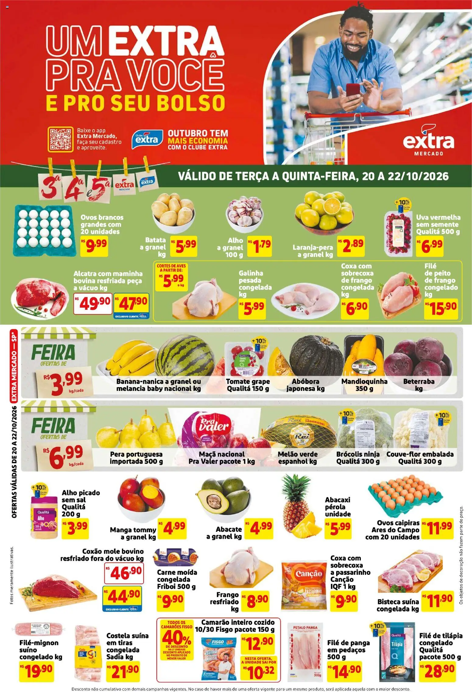 Extra ofertas de Mercado Terça e Quinta - página 1- válido a partir de 20/10/2026
