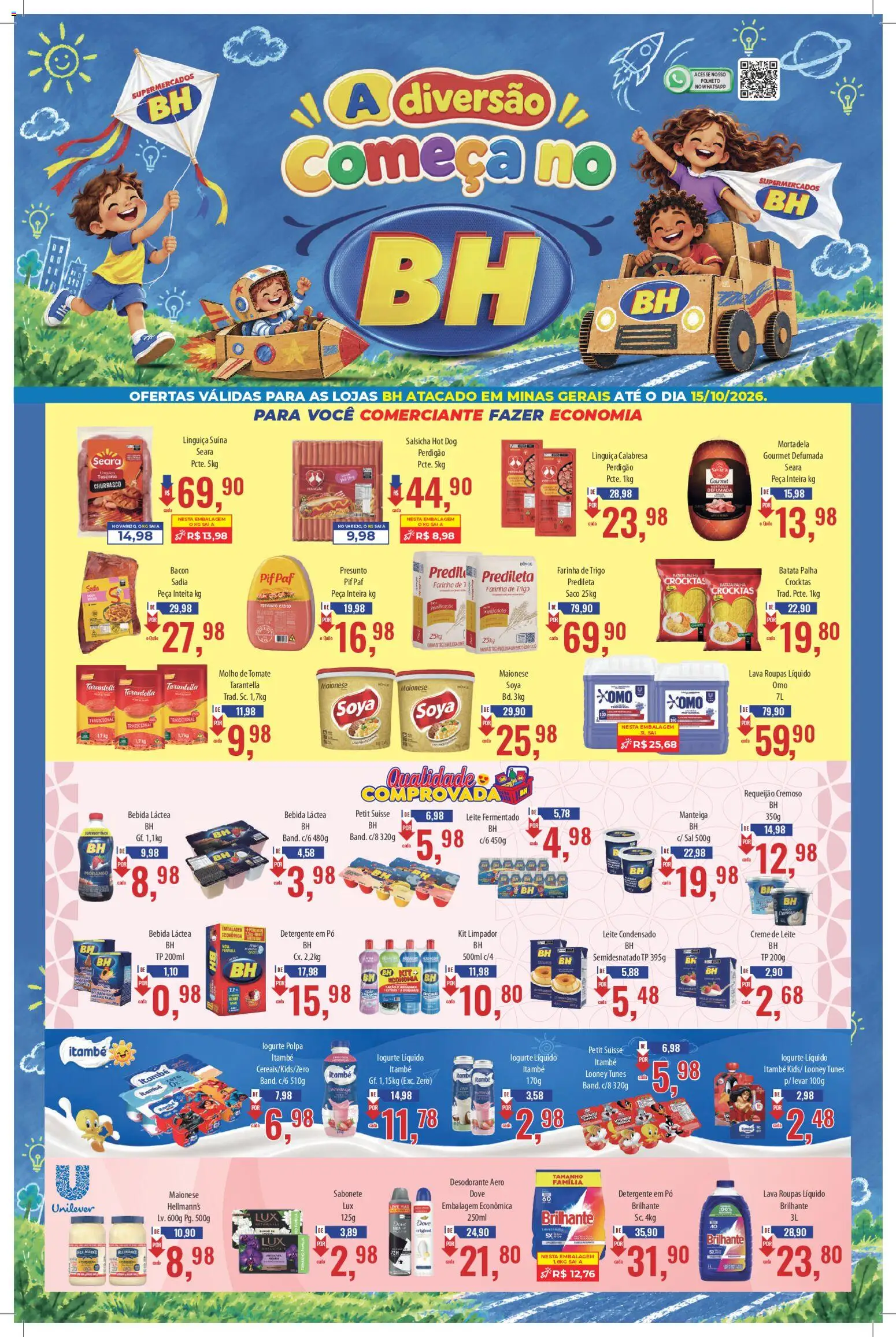 Supermercados BH - Ofertas da semana - página 1- válido a partir de 01/10/2026
