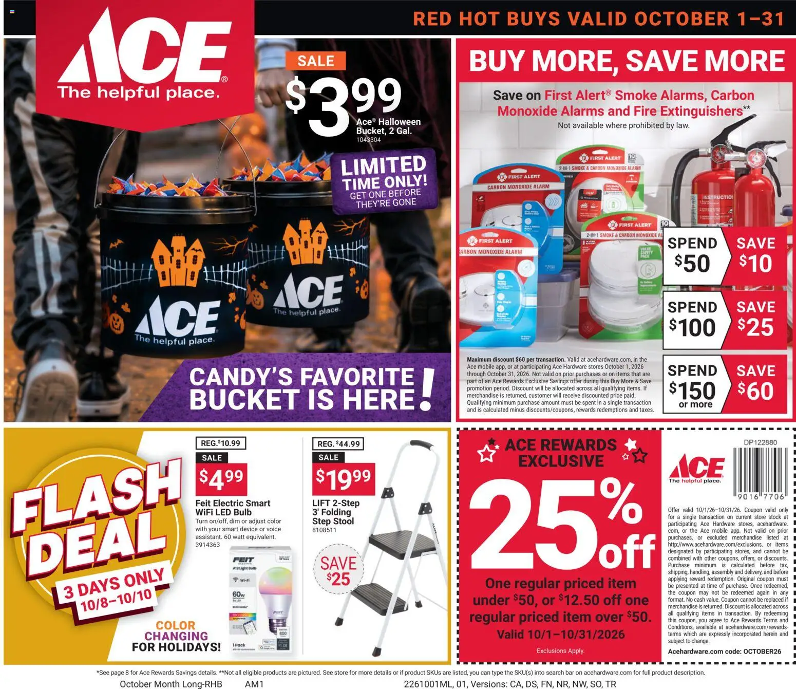 ACE Hardware Weekly Ad - page 1- valid from 10/01/2026