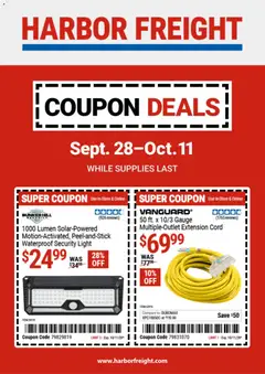 Preview Harbor Freight Weekly Ad valid from 09/28/2026