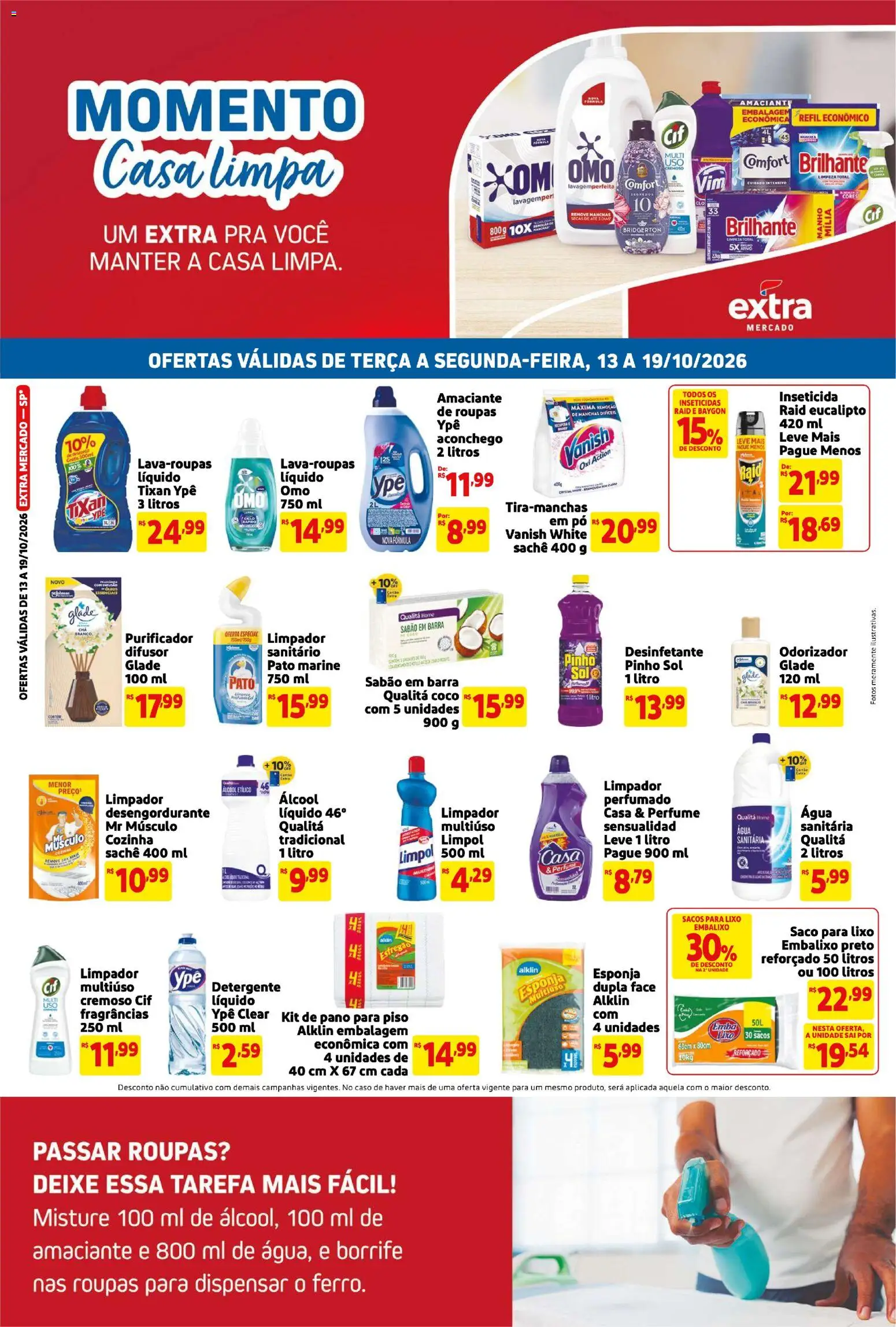 Extra ofertas de Mercado Casa Limpa - página 1- válido a partir de 13/10/2026
