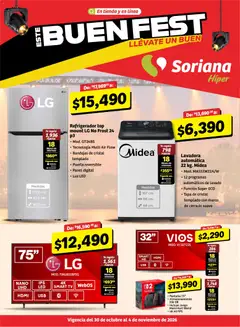 Soriana Buen Fest válido desde 30/10/2026