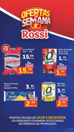 Pré-visualização Rossi Supermercados - Ofertas da semana válida a partir de 14/10/2026
