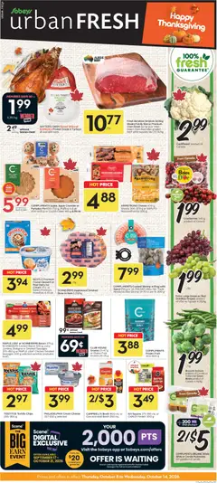 Preview Sobeys weekly flyer / circulaire valid from Oct 8, 2026