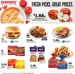 Preview Fareway Weekly Ad valid from 10/19/2026