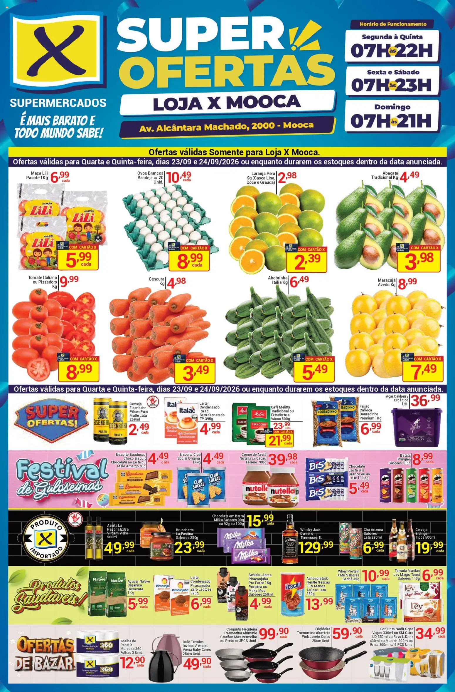 X Supermercados - Ofertas da semana - página 1- válido a partir de 23/09/2026
