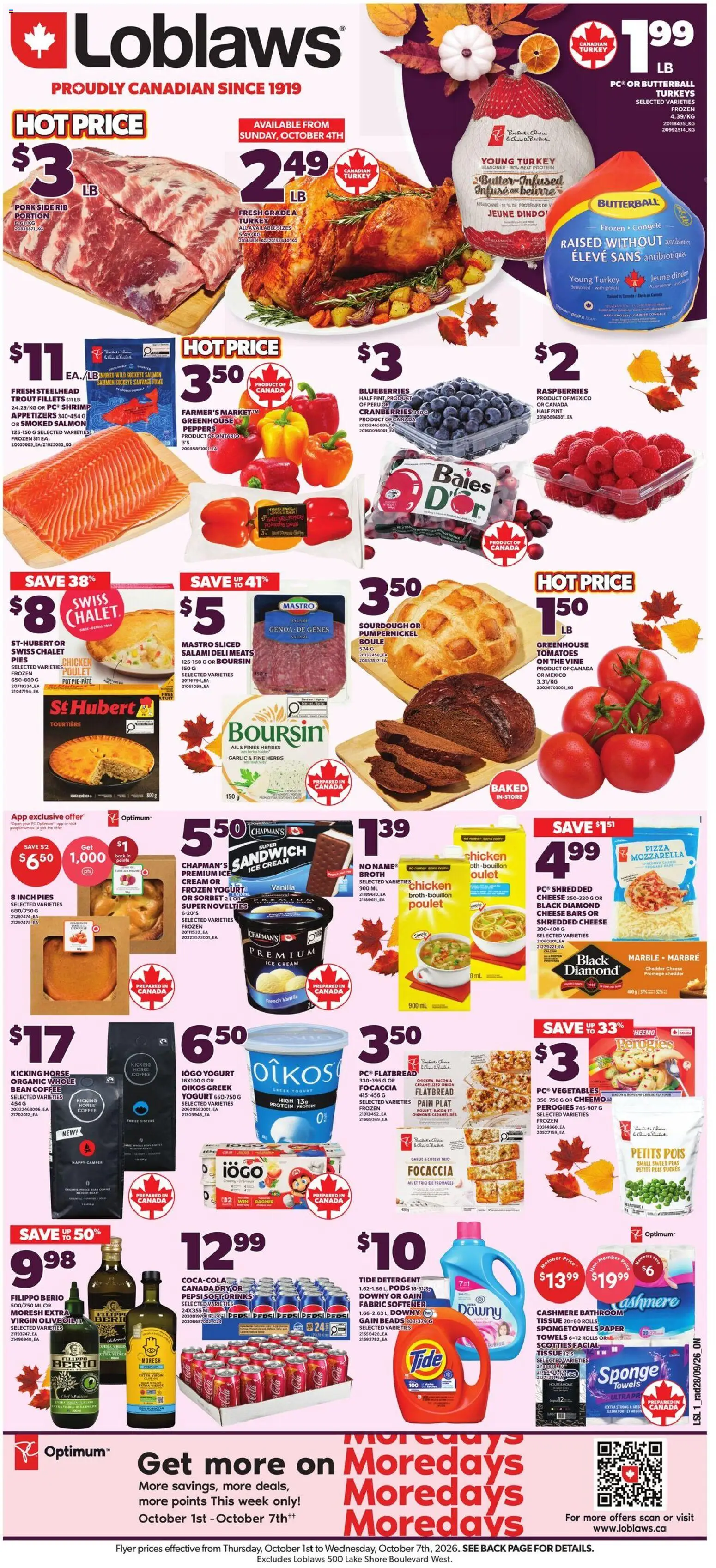 Loblaws weekly flyer / circulaire - page 1- valid from Oct 1, 2026
