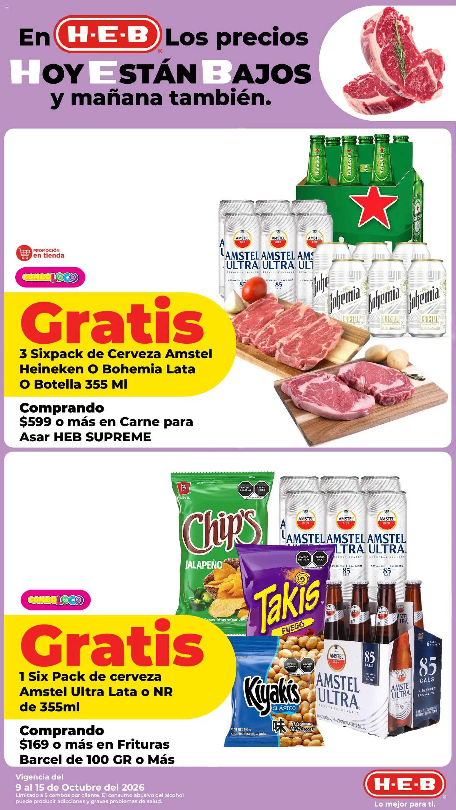 H-E-B folleto - página 1- válido desde 09/10/2026