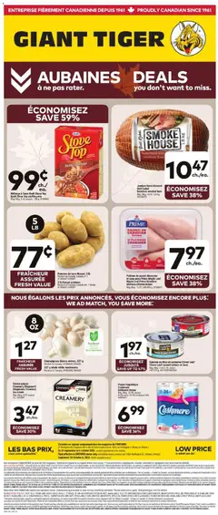 Preview Giant Tiger weekly flyer / circulaire valid from Sep 30, 2026