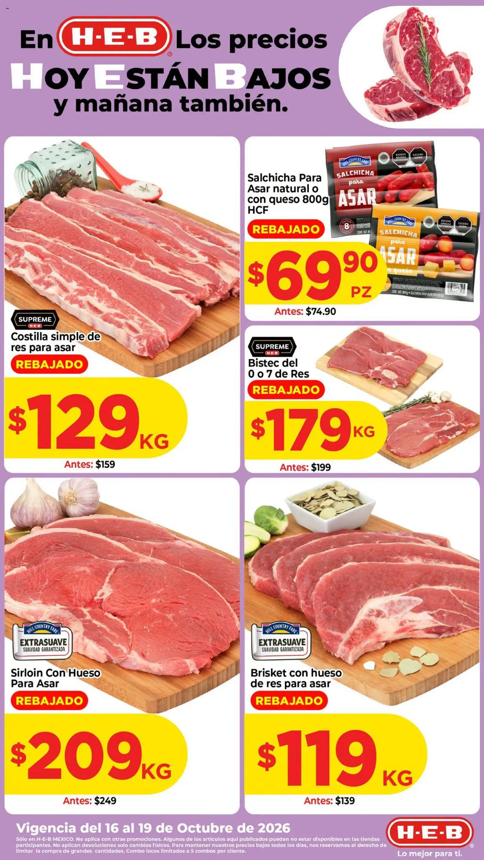 H-E-B folleto - página 1- válido desde 16/10/2026