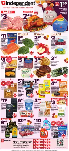 Preview Independent Grocer weekly flyer / circulaire valid from Oct 1, 2026